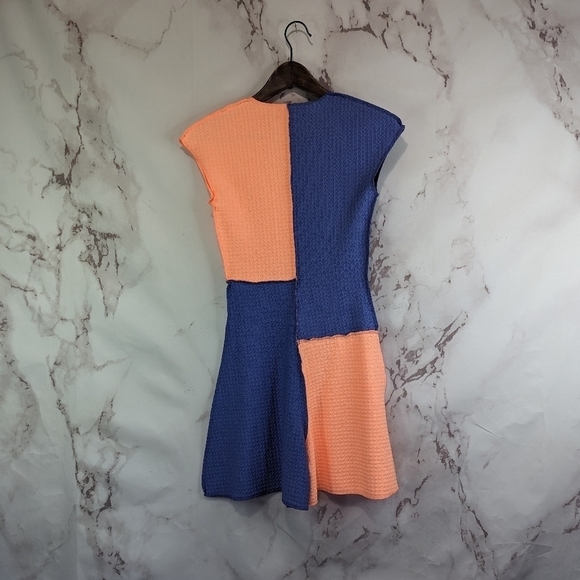 Elsie & Fred Jumpsuit Womens XS Orange Purple Colorblock Romper Paneled Playsuit - Picture 5 of 13